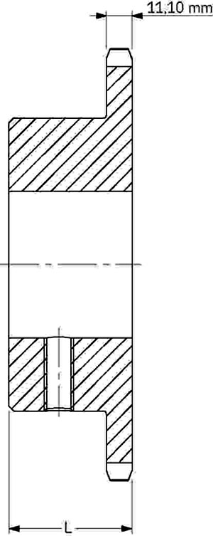 Звездочка PHS 12B-1BS25X42